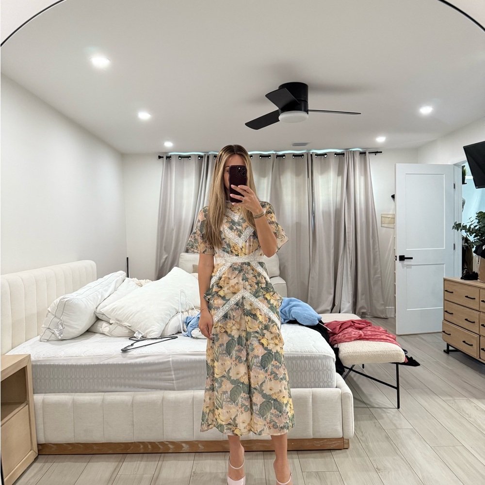 ASOS Floral Midi Dress